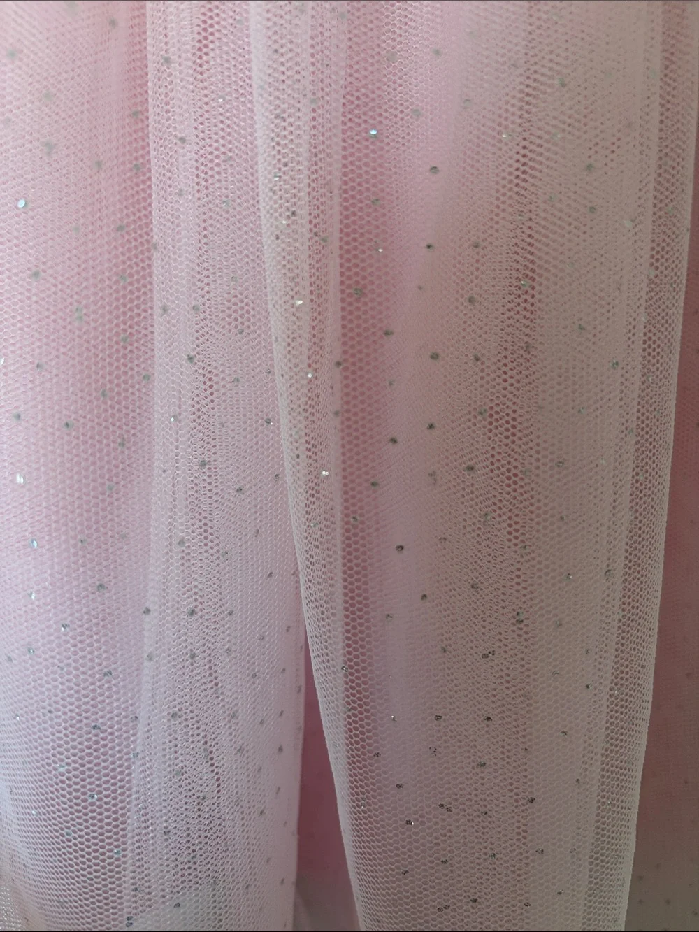 The Children's Place Light Pink Velour Tulle Party Dress